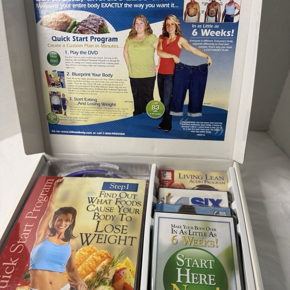 New Provida Michael Thurmond's Six Week Body Makeover Weight Loss DVD Kit System